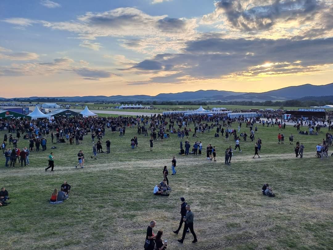 Koncert skupiny Rammstein na Slovensku.