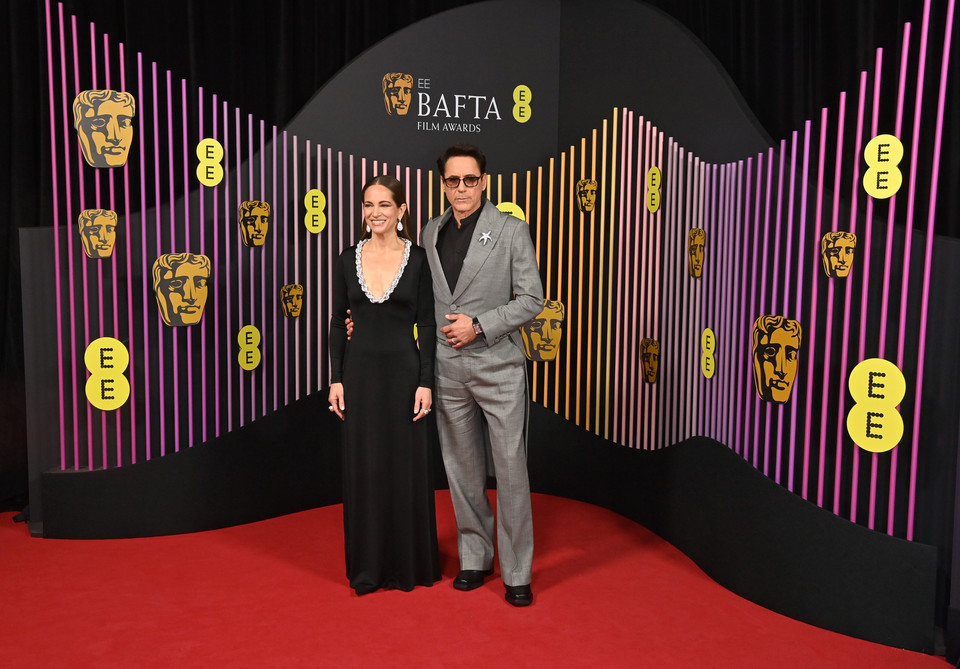 Susan Downey, Robert Downey Jr. na rozdaniu nagród BAFTA 2024