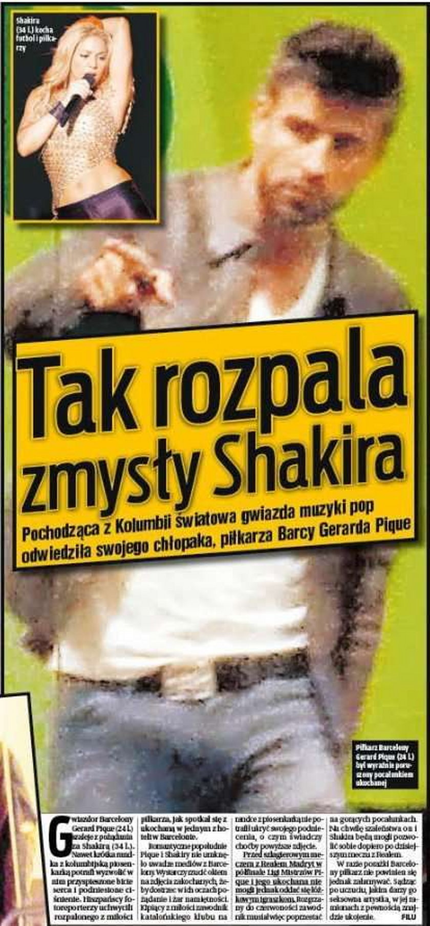 Tak rozpala zmysły Shakira