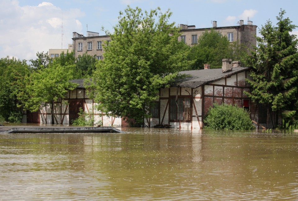 WARSZAWA WISŁA STAN POWODZIOWY