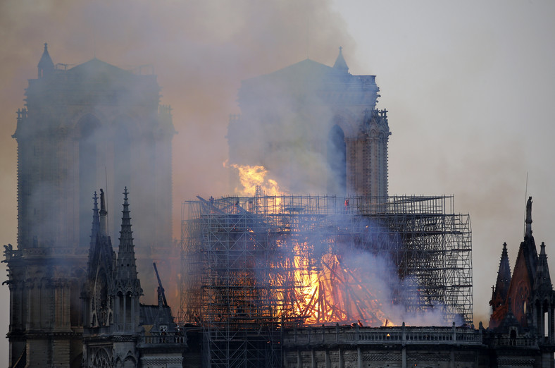 Pożar paryskiej katedry Notre Dame w 2019 r.