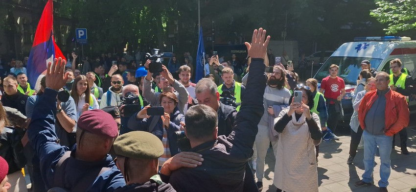 Privedeni veteran pušten je iz pritvora u Nišu