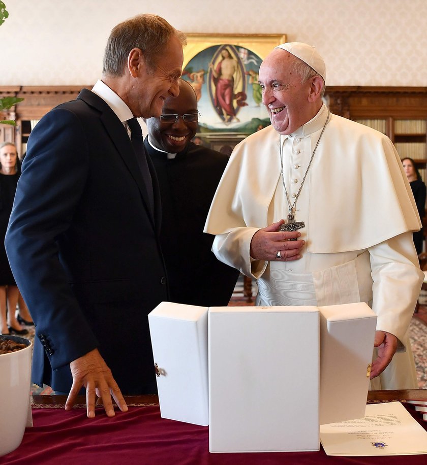 Donald Tusk u papieża Franciszka