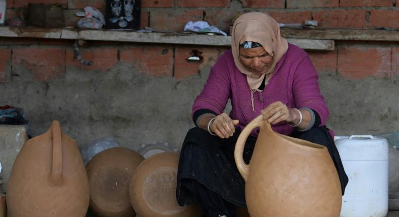 Women from Sejnane in northern Tunisia keep alive an ancient tradition of creating pottery with all-natural materials