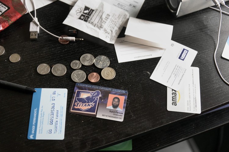 Wnętrze mieszkania zabójców z San Bernardino