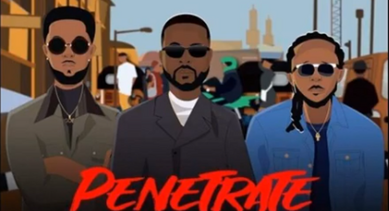 Del B featuring Patoranking and DJ Neptune - Penetrate. (Instagram/IamDelB)