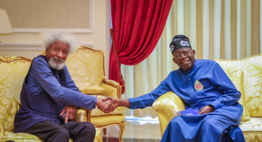 Soyinka visits Tinubu 5 years after advising him to leave politics for young people