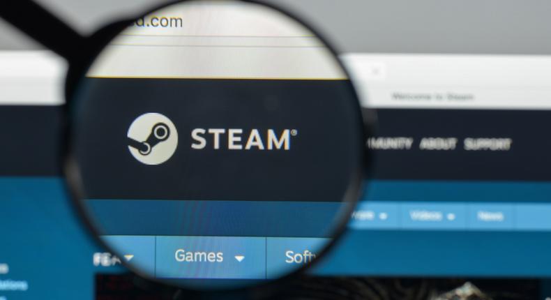 Steam Valve logo website