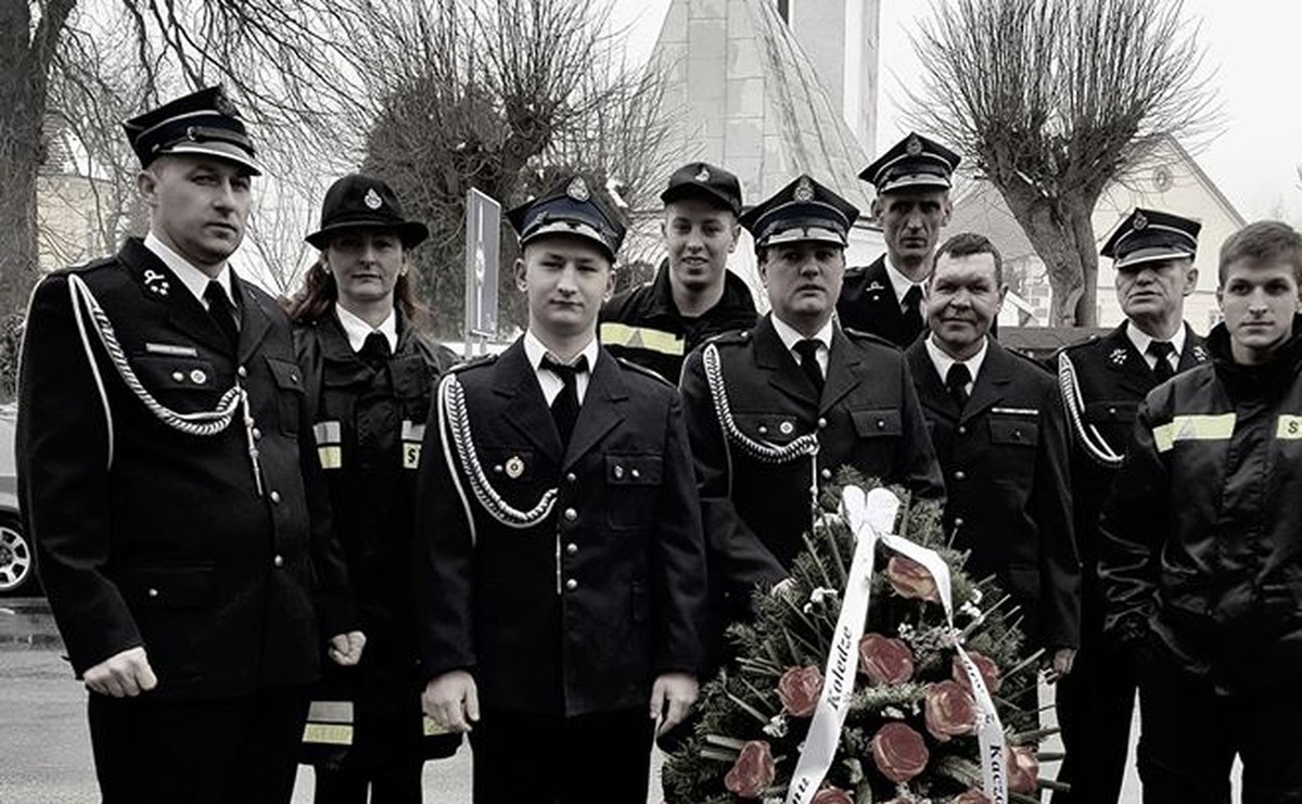 Pogrzeb strażaka z Kaczorowa