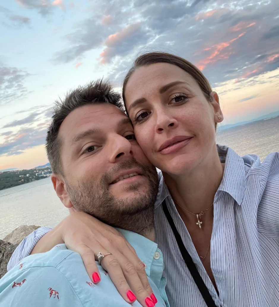 Marijana Mićić sa mužem