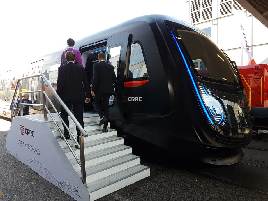 CRRC zaprezentowało na InnoTrans 2018 wagon metra pociągu Cetrovo