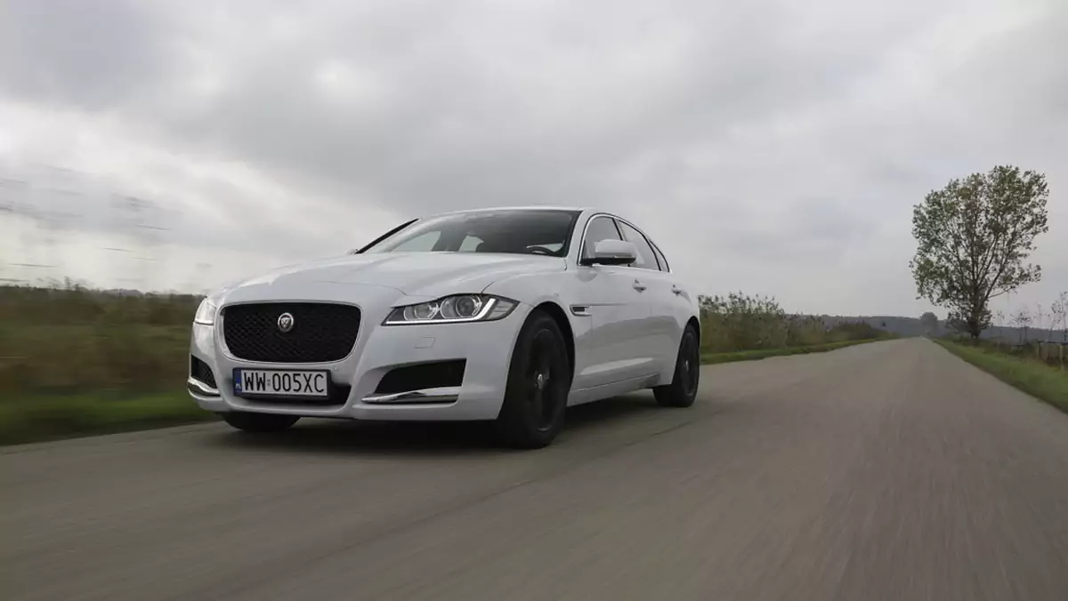 Jaguar XF 25t - prowadzenie ponad komfort