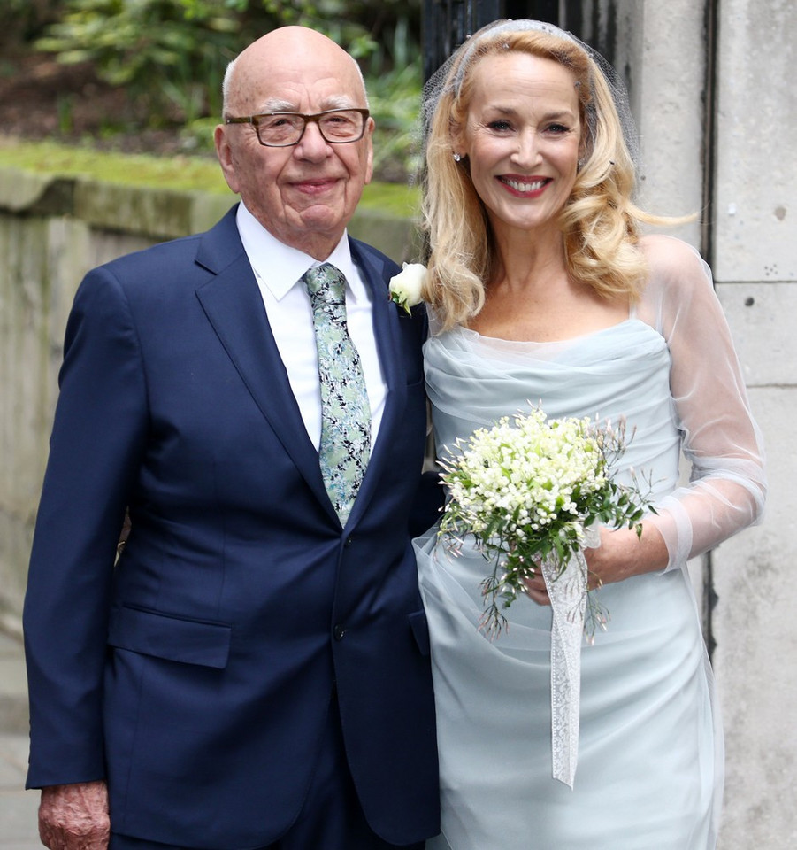 Ślub Jerry Hall i Ruperta Murdocha