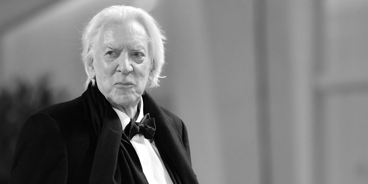 Donald Sutherland nie żyje. Aktor z "Igrzysk Śmierci" zmarł w wieku 88 lat.