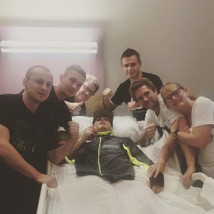 Darcy Ward stawia kroki podczas rehabilitacji