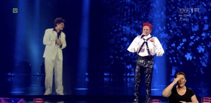 Michał Wiśniewski zaśpiewał z hologramem Krzysztofa Krawczyka. Wzruszający i niezwykły widok na koncercie z okazji 70-lecia TVP