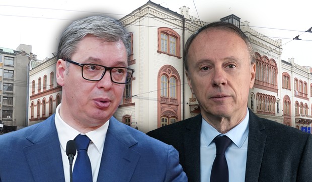Vučić i rektor Đokić
