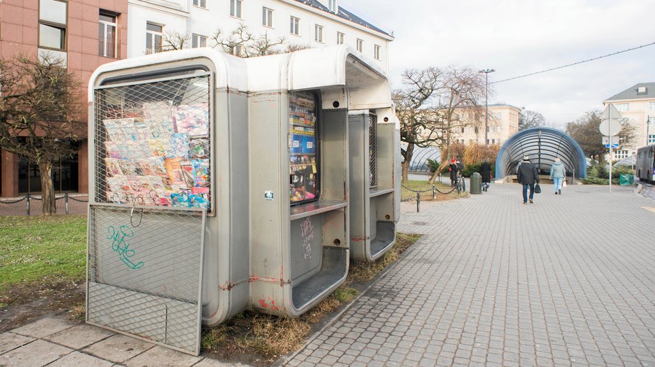 "Jugokiosk" stojący w Bydgoszczy (zdjęcie archiwalne, kiosk został już zdemontowany)