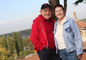 Vlasta Velisavljević i žena Nada