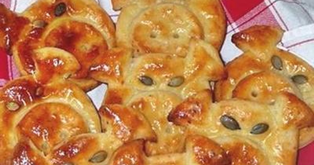 Malacka formájú pogácsa szilveszterre recept