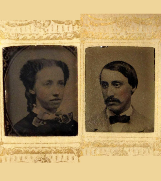 Isabella Stewart Gardner i John Lowell Gardner II (ok. 1860 r.)