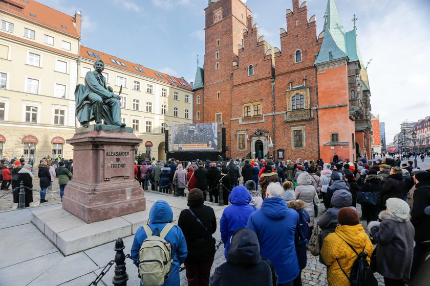 Wrocław pożegnał Pawła Adamowicza