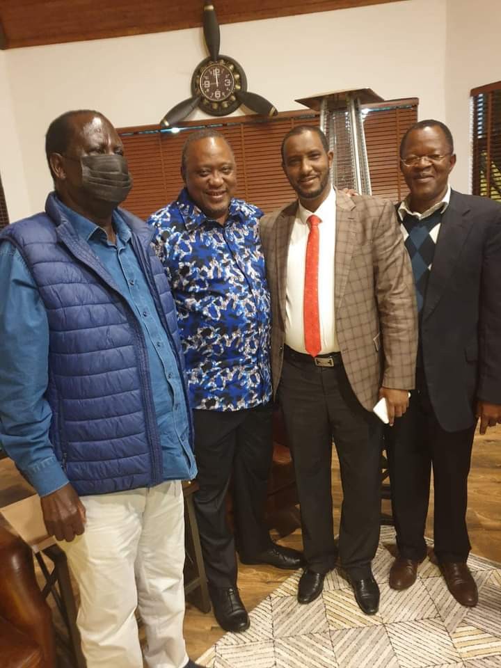 Details of Uhuru Kenyatta's visit to Raila Odinga's home in Karen