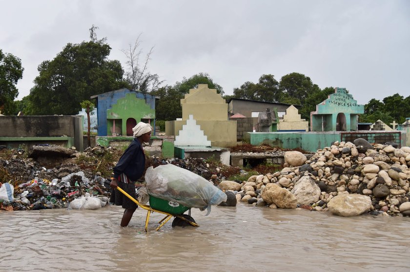 Zalane Port-au-Prince na Haiti