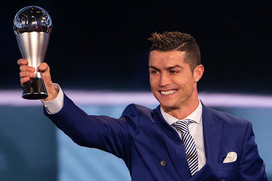 Ronaldo z nagrodą najlepszego piłkarza roku 2016 wg FIFA
