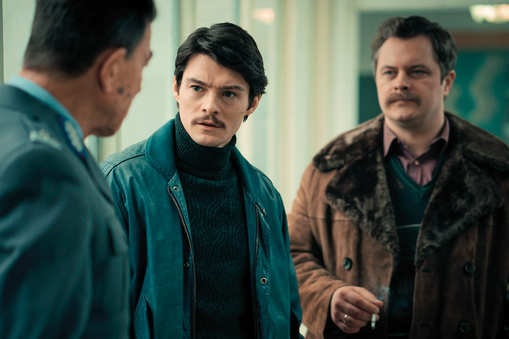 Kadr z filmu „Hiacynt. Na zdjęciu: Mirosław Zbrojewicz, Tomasz Ziętek i Tomasz Schuchardt