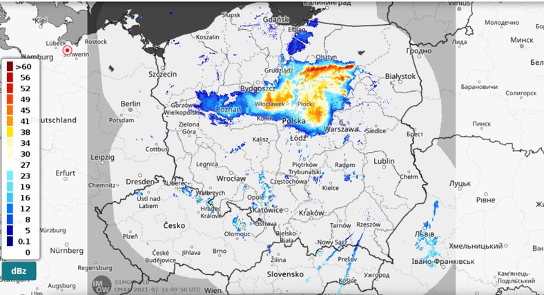 Burze minęły Warszawę i kierują się dalej na północ i północny zachód