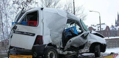 Straszne zderzenie busów pod Pabianicami!