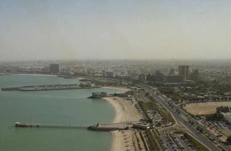 Kuwait City widok na morze.