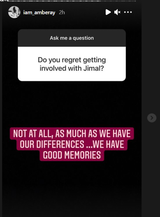 Amber Ray confirms breakup with Hubby Jamal after days of speculations 