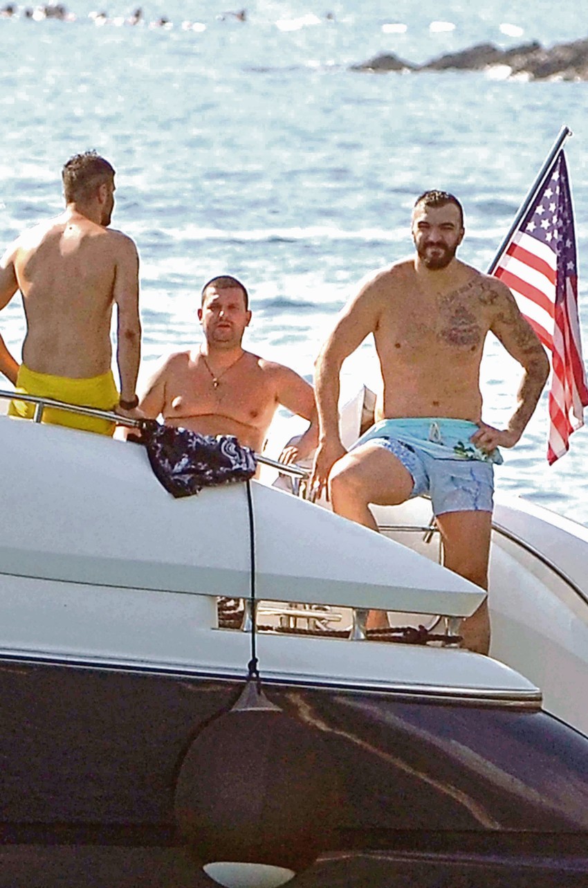 Nikola Peković i Duško Šarić na jahti