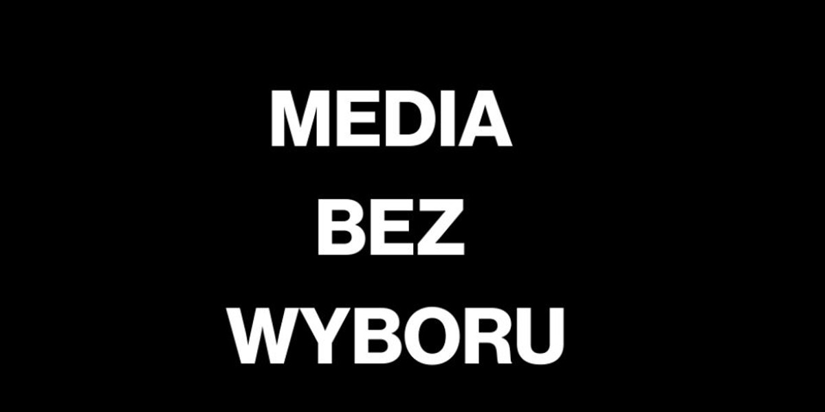 "Media bez wyboru". 10 lutego o godz. 4 rano rozpoczął się 24-godzinny protest wielu nadawców telewizyjnych, radiowych, wydawców prasowych i internetowych. 