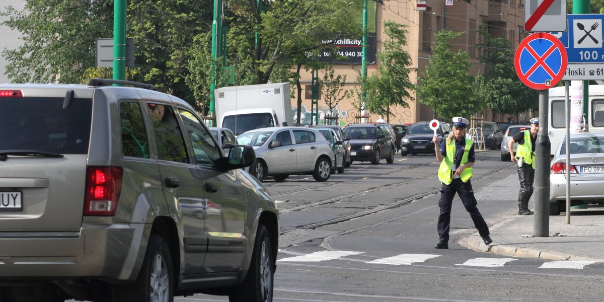 Policja na Królowej Jadwigi