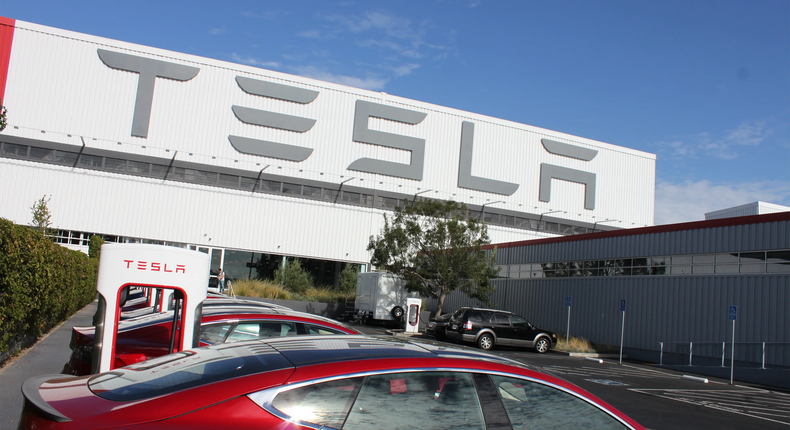 Tesla factory Fremont, California