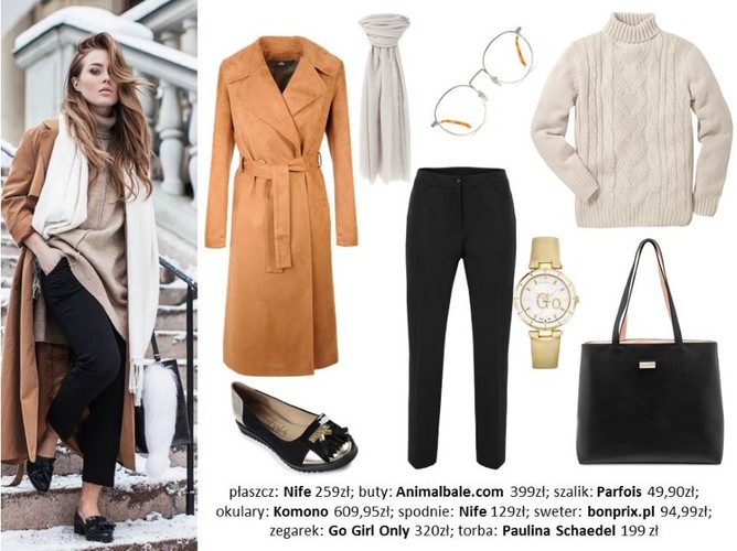 Modne płaszcze. STYLIZACJE