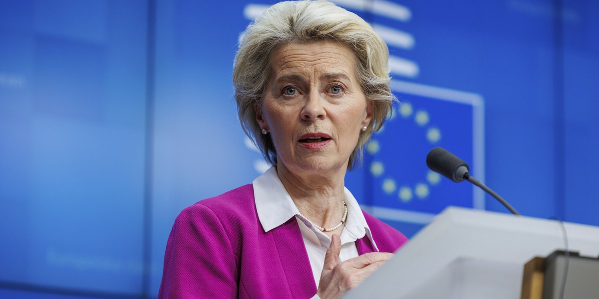 Przewodnicząca KE Ursula von der Leyen.