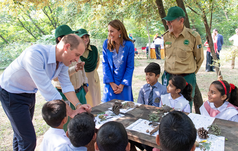 Kate Middleton i książę William w Pakistanie