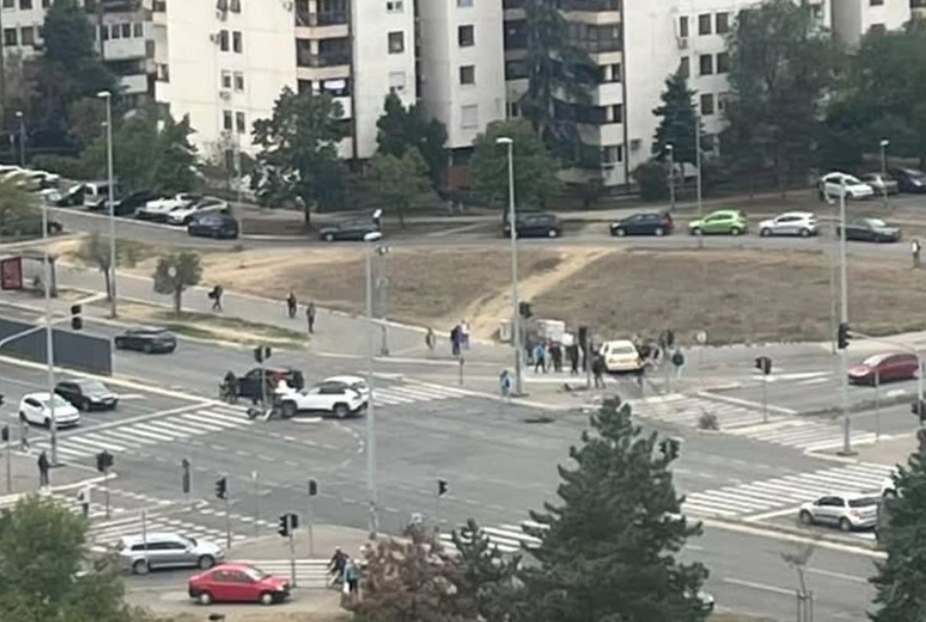 Teška saobraćajna nesreća na Novom Beogradu
