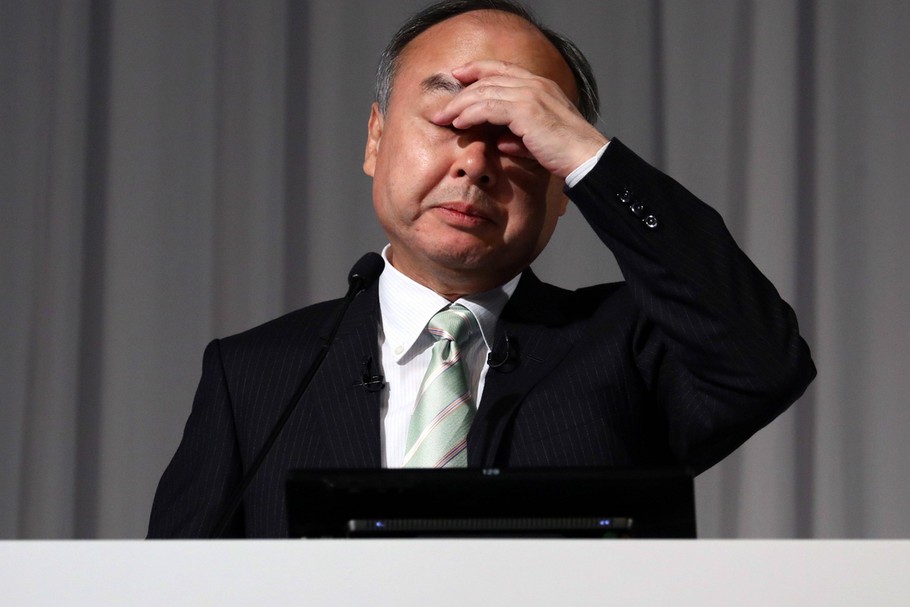 Prezes SoftBanku, Masayoshi Son, Tokio 12.02.2020