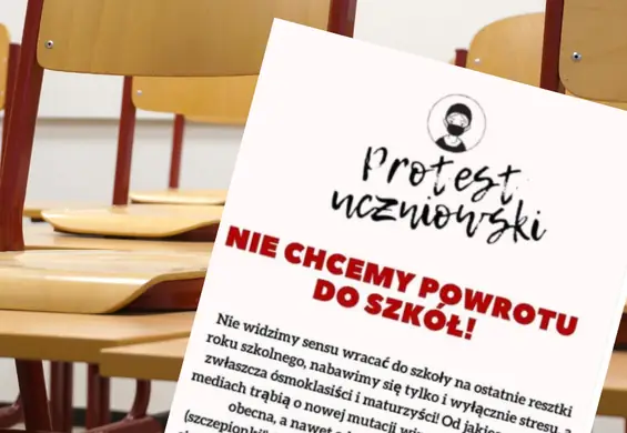 Uczniowie nie chcą wracać do szkół. Prawie 600 tys. osób podpisało petycję w tej sprawie