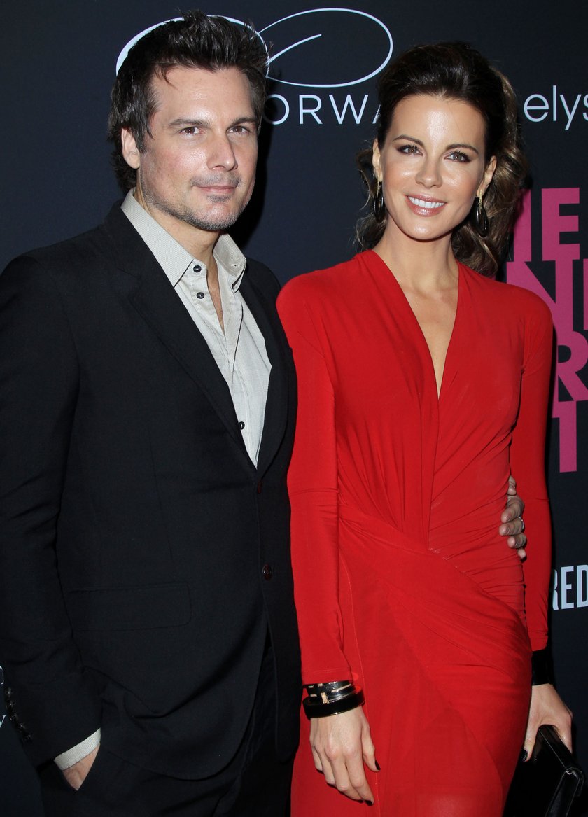 Kate Beckinsale i Len Wiseman na uroczystości Pink Party