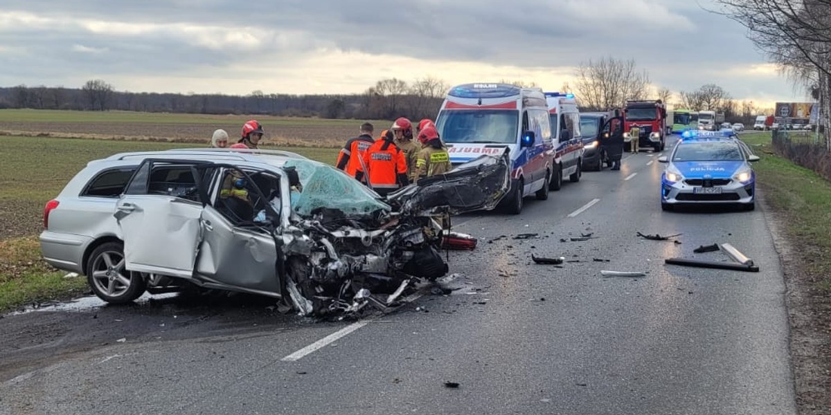 Tragedia pod Oławą.