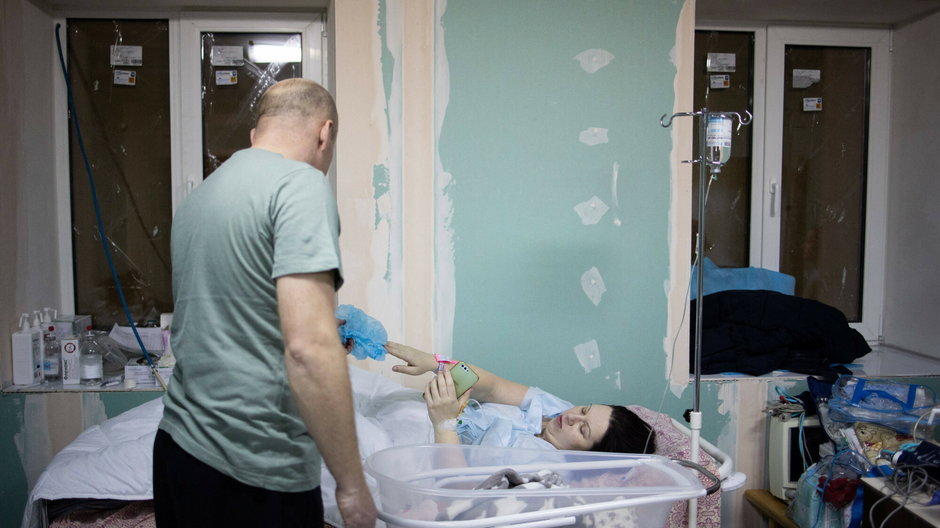 Wojna w Ukrainie - oddział położniczy w piwnicach szpitala. Zdj. ilustracyjne