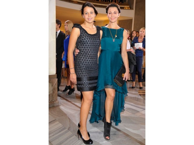 Gwiazdy na uroczystej premierze filmu '1920 Bitwa warszawska': Anna Popek z córką.