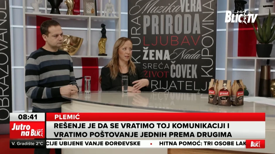 Aleksandar Markov i Gordana Plemić