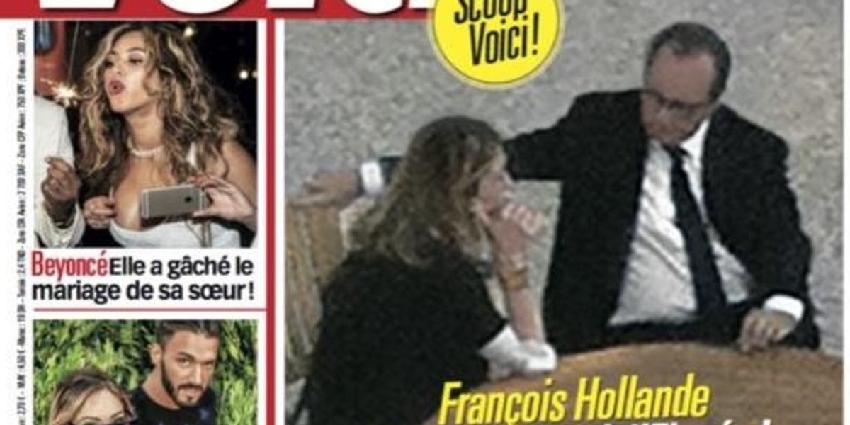 Francois Hollande i Juliet Gayet 